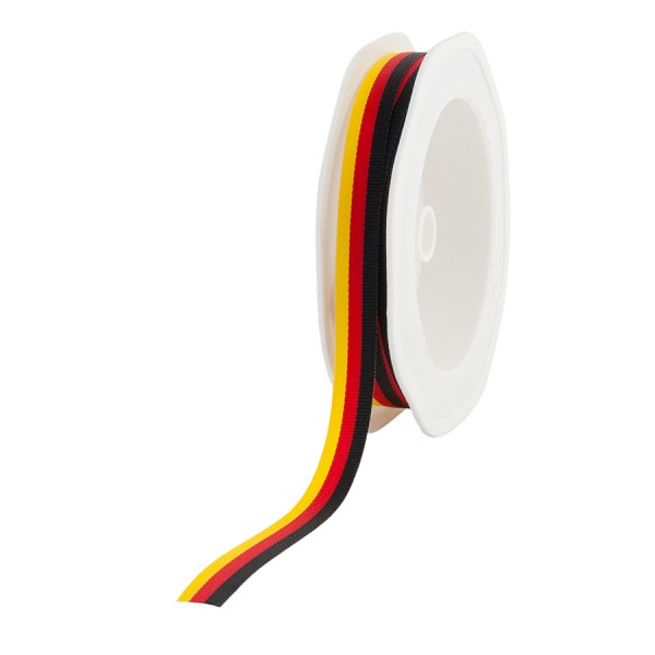 Nationalband DEUTSCHLAND: 10mm breit / 25m-Rolle