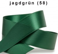 Satinband-SATINA: 15mm breit / 50m-Rolle, jagdgrün Satinband-SATINA: 15mm breit / 50m-Rolle, jagdgrün