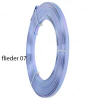 Vorschau: Aluminium-Flachdraht: ca. 5mm x 1mm - 10m-Ring: flieder (07) Vorschau: Aluminium-Flachdraht: ca. 5mm x 1mm - 10m-Ring: flieder (07)