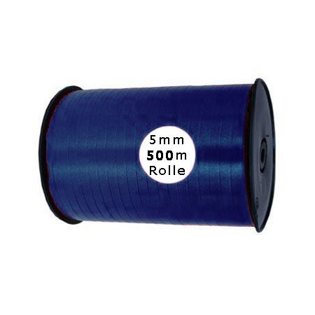 Ringelband: 5mm breit / 500m-Rolle, marineblau