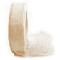 Organzaband: 25mm breit / 25m-Rolle. Organzaband: 25mm breit / 25m-Rolle.