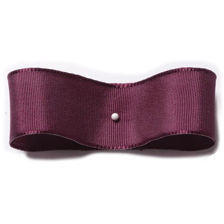 Drahtkantenband: 38mm breit / 25m-Rolle, aubergine