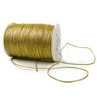 ElastiK-Kordel Premium, gold: 2mm breit / 250 Meter ElastiK-Kordel Premium, gold: 2mm breit / 250 Meter