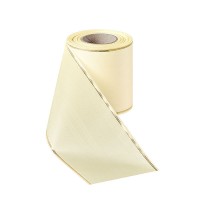 Kranzband Verzugs-Moiré Piqué-Gold, vanille Kranzband Verzugs-Moiré Piqué-Gold, vanille