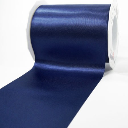 Satinband-ADRIA, dunkelblau: 112 mm breit / 25 m - Tischband