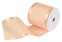 Tischband Luxury: 100mm breit / 20m-Rolle, hellapricot. Tischband Luxury: 100mm breit / 20m-Rolle, hellapricot.