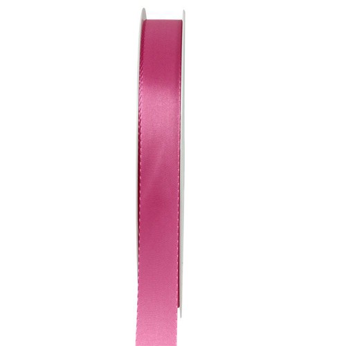 Taftband, pink: 10mm breit / 50-Rolle, mit feiner Webkante