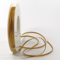 Satinband SINFINITY, gold: 3mm breit / 50m-Rolle, mit feiner Webkante. Satinband SINFINITY, gold: 3mm breit / 50m-Rolle, mit feiner Webkante.