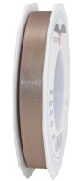 Satinband-PRÄSENT, taupe: 15mm breit / 25m-Rolle, mit feiner Webkante. Satinband-PRÄSENT, taupe: 15mm breit / 25m-Rolle, mit feiner Webkante.