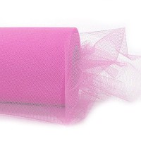 Tüllband, 100mm breit / 50m-Rolle, rosa Tüllband, 100mm breit / 50m-Rolle, rosa