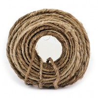 Jute-Draht "RUSTIC-WIRE", natur: 3 - 5mm Ø breit / 22m-Ring Jute-Draht "RUSTIC-WIRE", natur: 3 - 5mm Ø breit / 22m-Ring