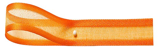 Florband: 25mm breit / 25m-Rolle, orange
