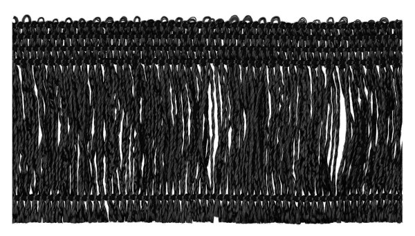 Kordonettfransen: 40mm breit / 25 Meter, schwarz