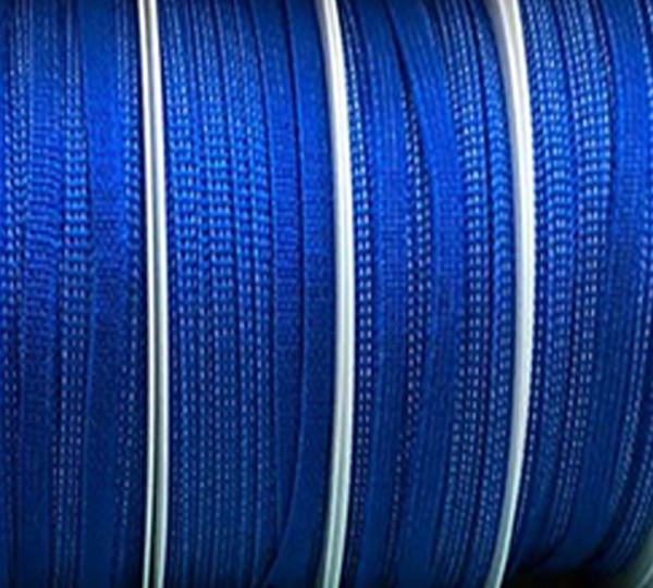 Gummiband 5mm breit / 20m-Rolle, blau -waschbar bis 60º Grad