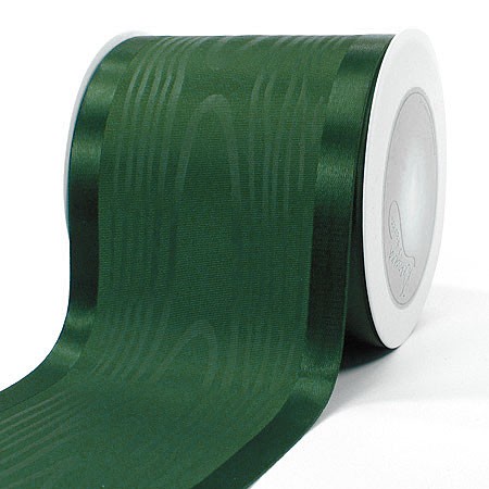 Satinband-Tischband Luxury: 100 mm breit / 20 m-Rolle, tannengrün