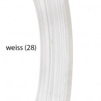 Vorschau: Aluminium-Flachdraht: ca. 5mm x 1mm - 10m-Ring: weiss (28) Vorschau: Aluminium-Flachdraht: ca. 5mm x 1mm - 10m-Ring: weiss (28)