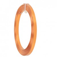 Vorschau: Aluminium-Flachdraht: ca. 5mm x 1mm - 10m-Ring: orange (16) Vorschau: Aluminium-Flachdraht: ca. 5mm x 1mm - 10m-Ring: orange (16)