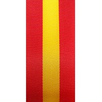 Nationalband Spanien, 25mm breit / 25m-Rolle Nationalband Spanien, 25mm breit / 25m-Rolle