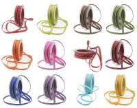 Karoband Landhaus: 6mm breit / 25m-Rollen, mit feiner Webkante - Farbauswahl Karoband Landhaus: 6mm breit / 25m-Rollen, mit feiner Webkante - Farbauswahl